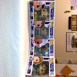 Bundle of 4 Voltron Funko Pop, Shiro, Allura, Pidge, and Lance